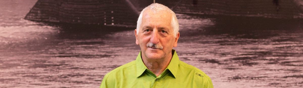 Ferruccio Vidi alpine guide and President of the Madonna di Campiglio Alpine Guides Group