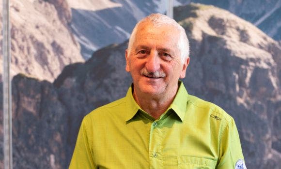 Ferruccio Vidi guida alpina e presidente del Gruppo Guide Alpine Madonna di Campiglio